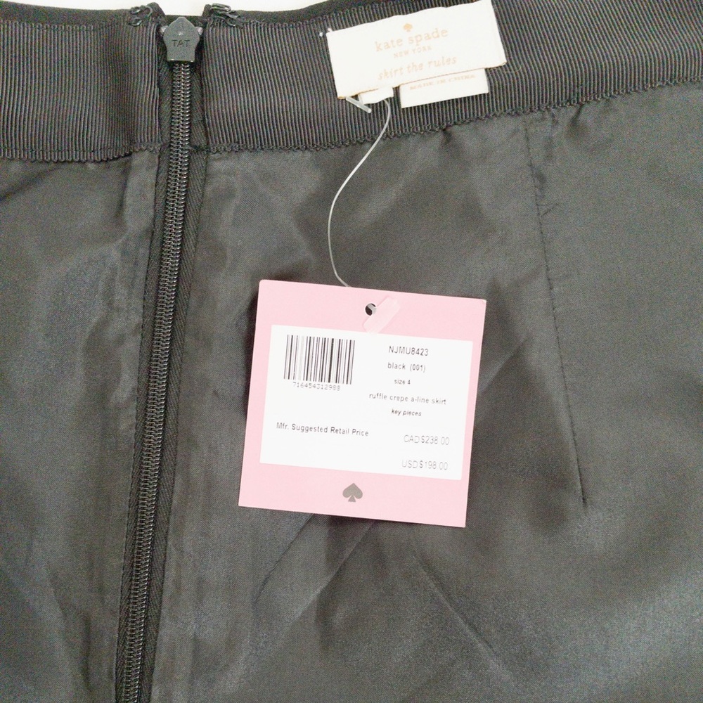 Kate spade black skirt